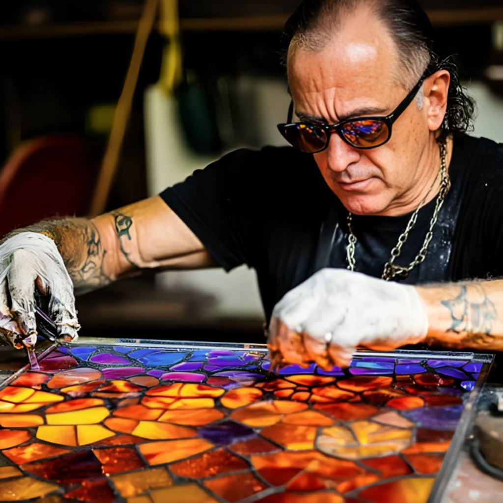 Decorative Cat Lamp with Mosaic Design and Warm Ambient Light – Stylish Home Decoration