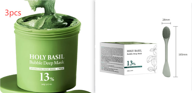Holy Basil Bubble Deep Mask™ — Blast Away Dullness and Reveal Radiant, Calm Skin Instantly