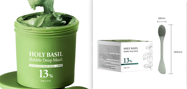 Holy Basil Bubble Deep Mask™ — Blast Away Dullness and Reveal Radiant, Calm Skin Instantly