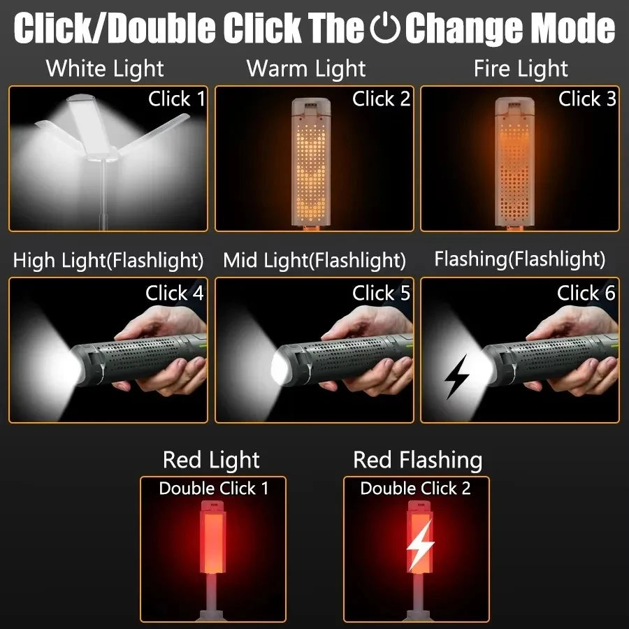 GlowFold™ Retractable Camping Lantern