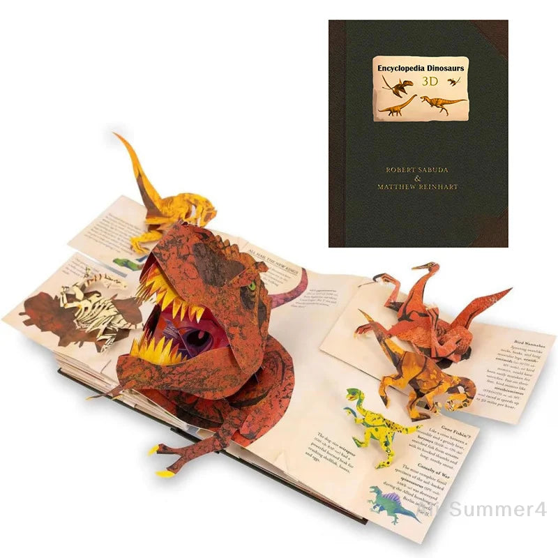 DinoWorld™ Pop-Up Encyclopedia 🦕📘 Dinosaurs That Come Alive