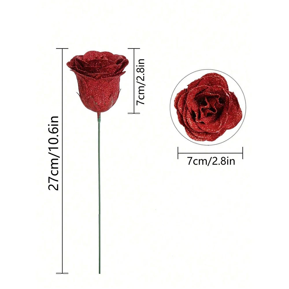 SparkleFocus™ Eternal Glitter Rose Bouquet 🌹✨