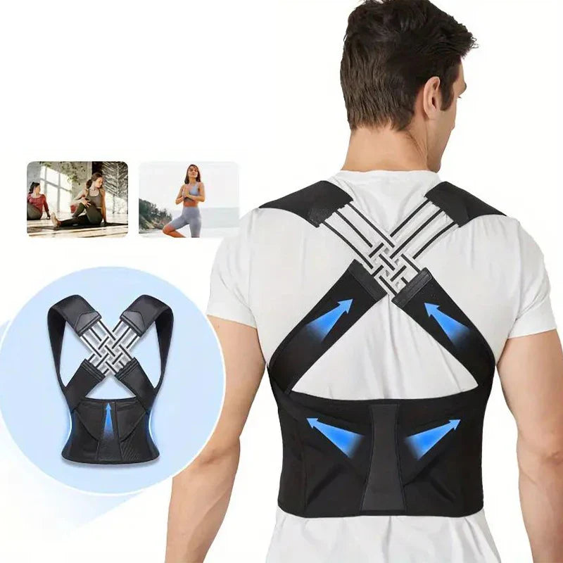 Back Brace Posture Corrector for Women and Men, Shoulder Straightener