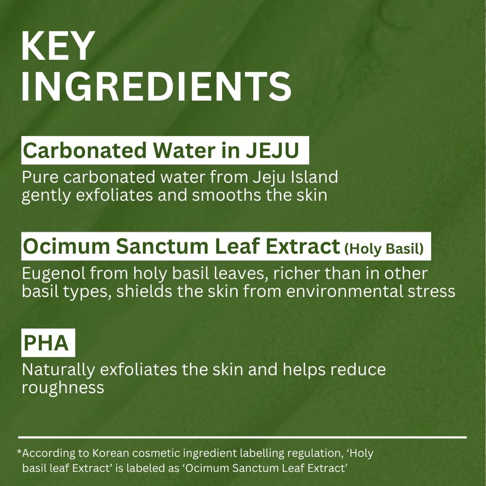 Holy Basil Bubble Deep Mask™ — Blast Away Dullness and Reveal Radiant, Calm Skin Instantly